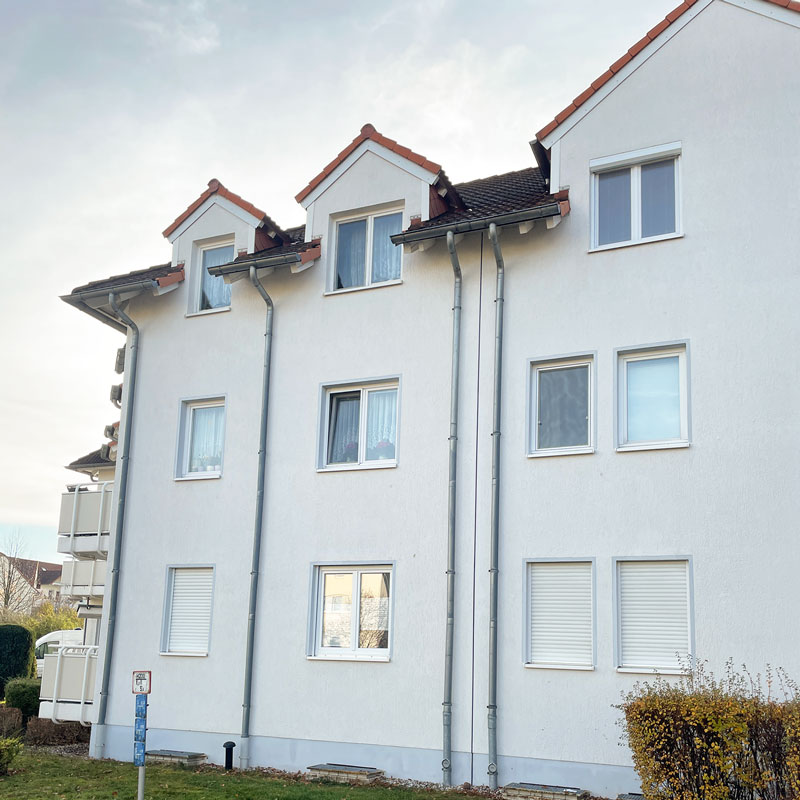 Fassadenreinigung Leipzig Mehrfamilienhaus sauber