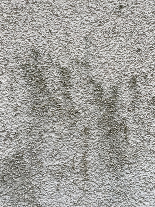 Strukturierte Oberflächenanalyse Putzfassade