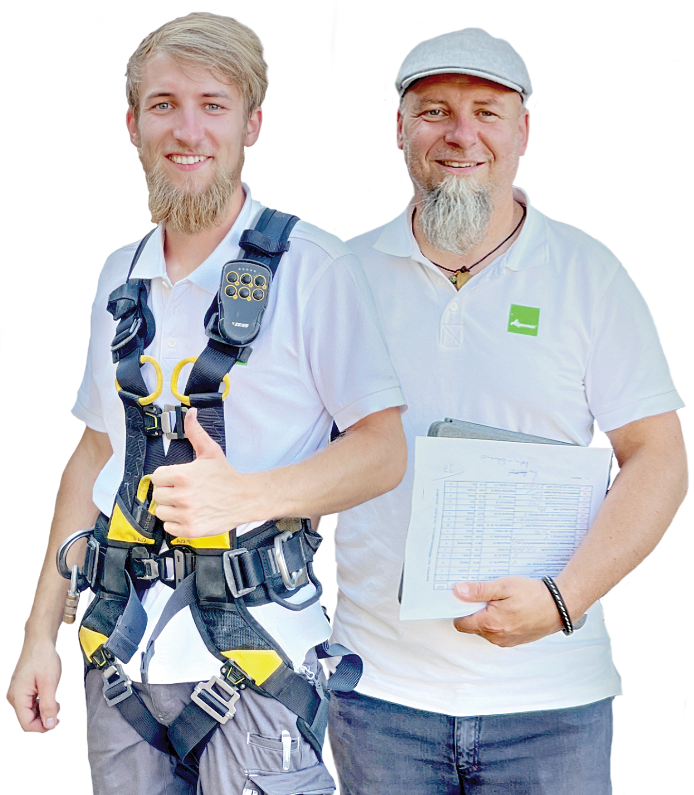 Geschäftsführer Algenmax Sachsen Thüringen André Rother und Niklas Schramm